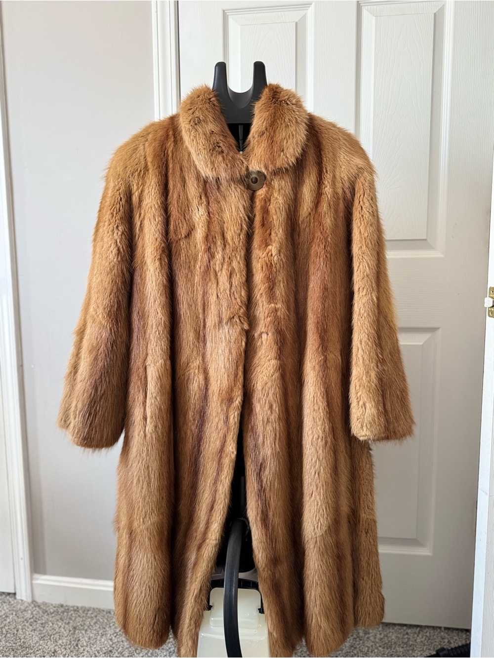 Vintage Long Mink Fur Coat